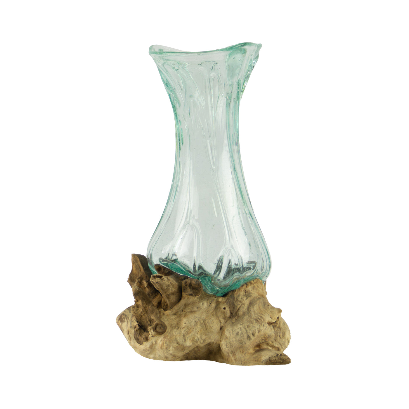 Bali Drift Wood Glass Vase