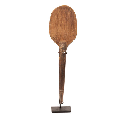 Large Old Javanese Wooden Spoon