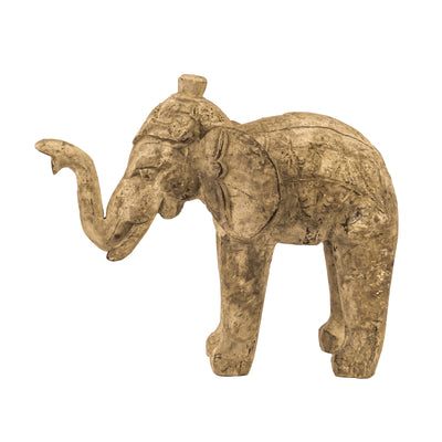 Large Hand Carved Elephant from Suar Wood