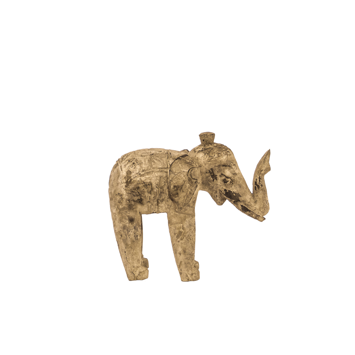Small Hand Carved Elephant from Suar Wood