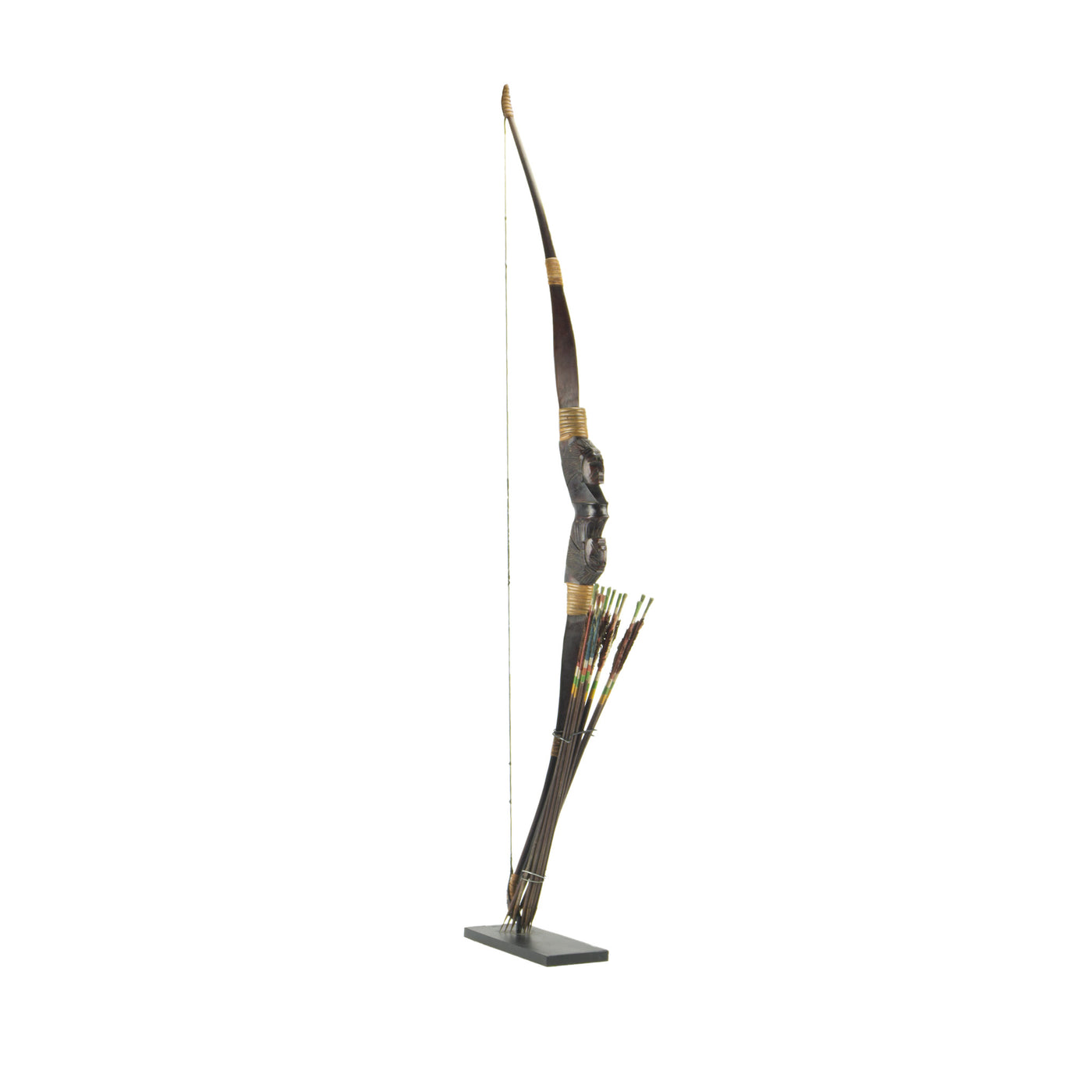Dayak Wooden Bow and Arrow of Kalimantan
