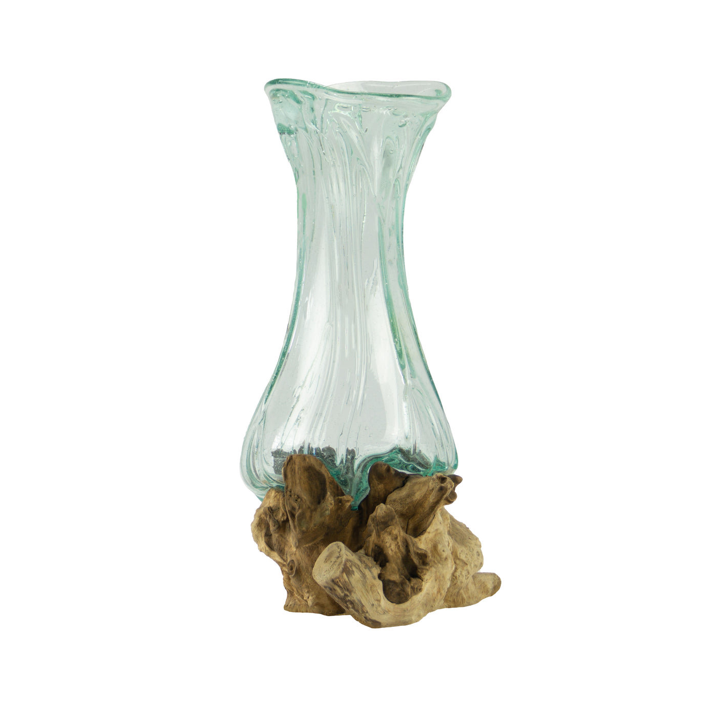 Bali Drift Wood Glass Vase