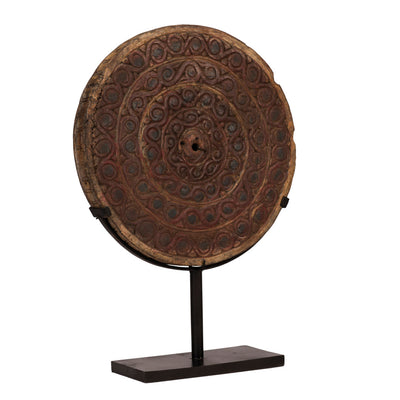 Engraved Round Disc of Java Large