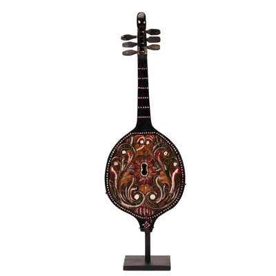 Traditional Engraved Guitar of Lombok