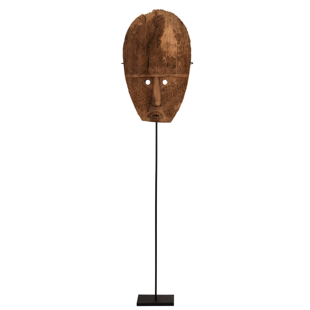 Ancestral Tribal Mask on High Stand
